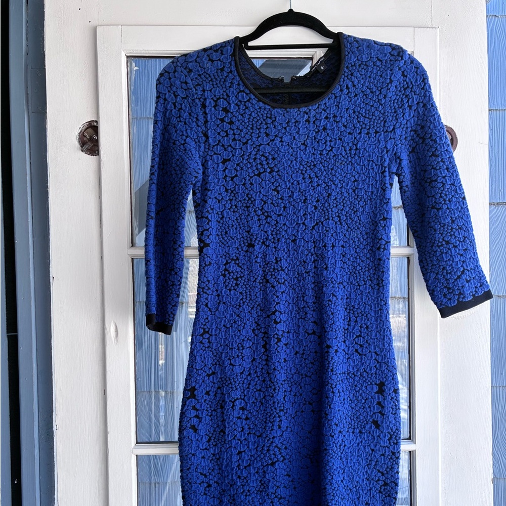 Pink Tartan Royal Blue Dress